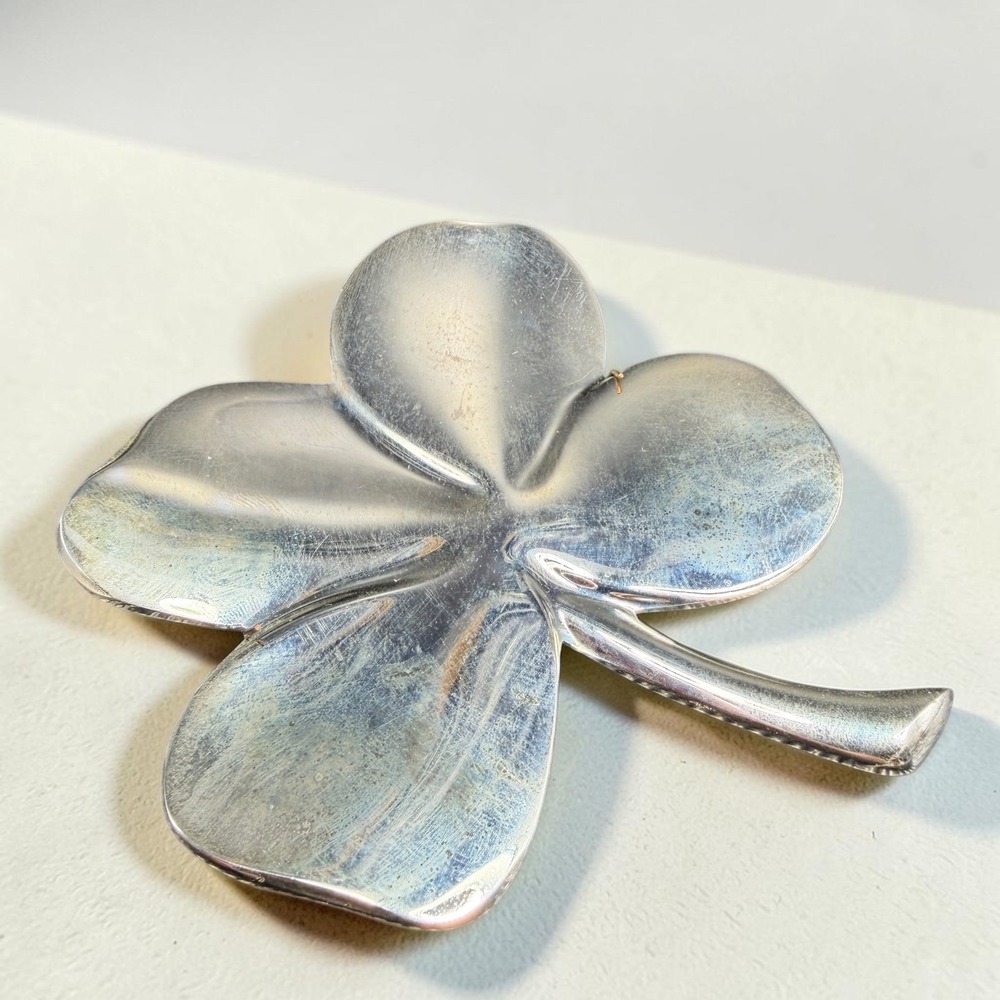 Vintage 1984 Gerity G48 Four Leaf Clover Irish Blessing Wall Hanging Metal Decor